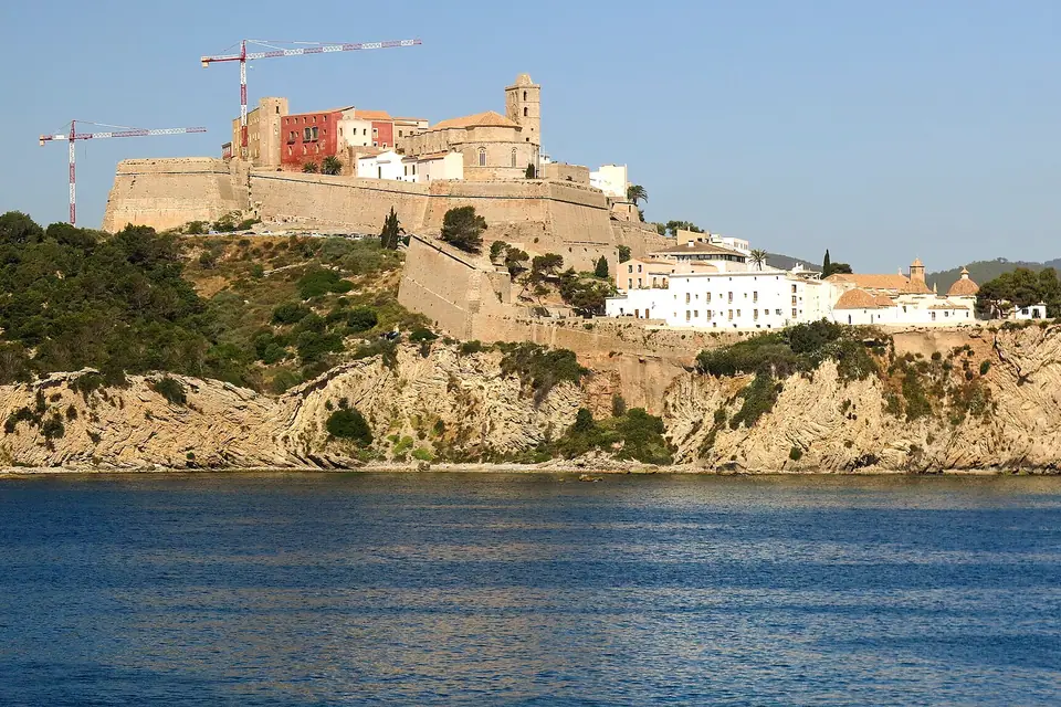 Blick auf Dalt Vila, Ibiza