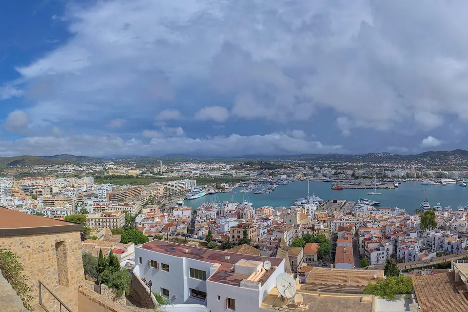 Blick auf Puerto de Eivissa, Ibiza