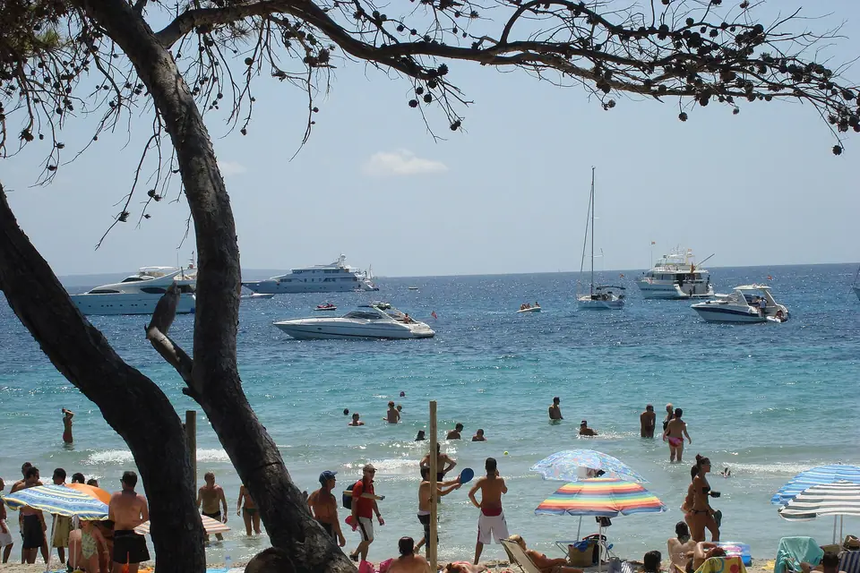 Blick auf Ses Salines, Ibiza