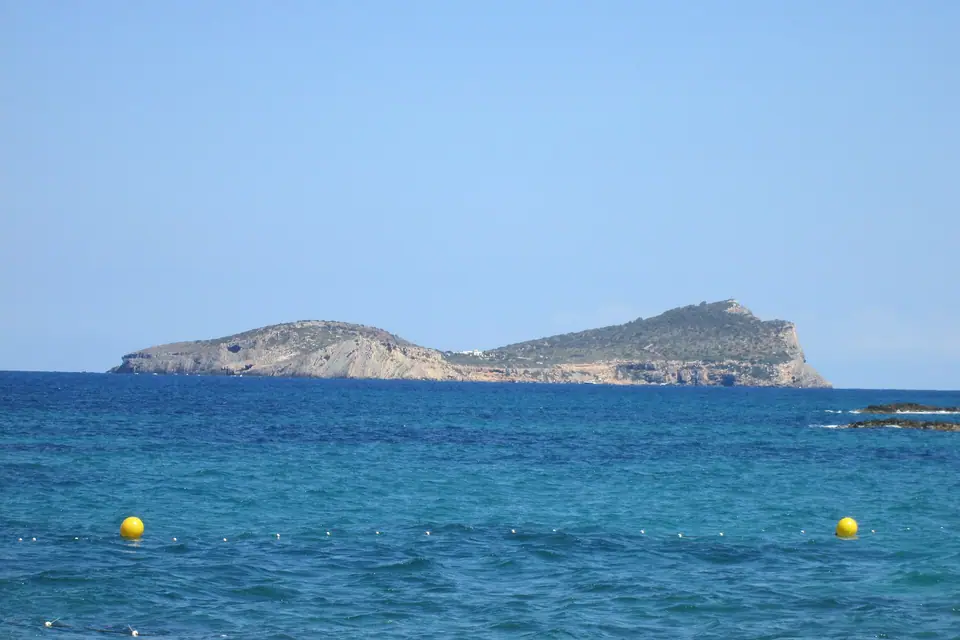 Blick auf Tagomago, Ibiza